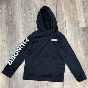 Boys Youth Small Under Armour Black Pullover Hoodie